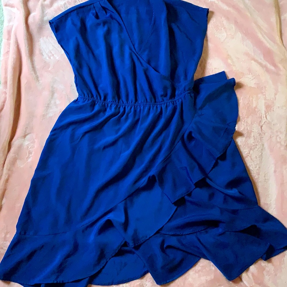 MERONA FAUX WRAP DRESS